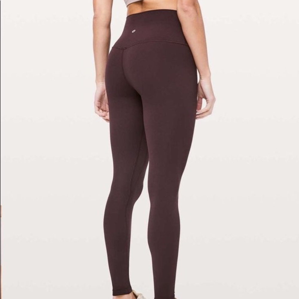 Brown/Purple Wunder Under 28in Legging